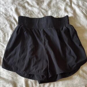 P'tula Black Athletic Shorts with pockets